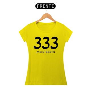 Nome do produto Baby Look 333 Meio Besta