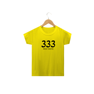 Nome do produto Camiseta Infantil 333 Meio Besta