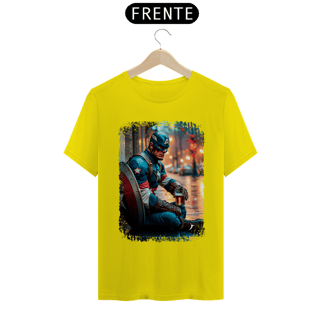 Nome do produto Camiseta Capitão América Bebendo Cerveja - Modelo 1