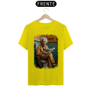 Nome do produto Camiseta Albert Einstein Modelo 1 - Sentado no Trono