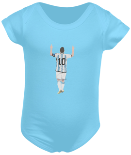 Nome do produto Body Bebê Messi Modelo 1 - Seleção da Argentina