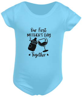 Nome do produto Body Bebê Dia das Mães Modelo 1 - Our First Mother's Day Together