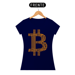 Nome do produto Baby Look Bitcoin - Modelo 1