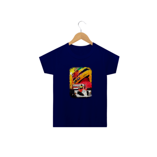 Nome do produto Camiseta Infantil Airton Senna - Modelo 1
