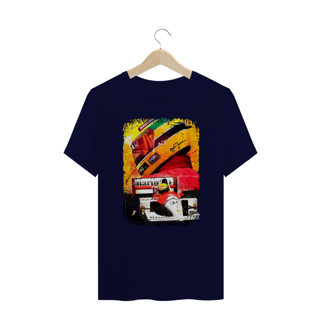 Nome do produto Camiseta Plus Size Airton Senna - Modelo 1