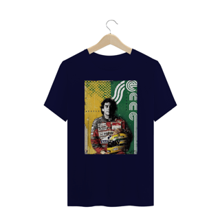 Nome do produto Camiseta Plus Size Airton Senna - Modelo 2