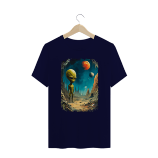 Nome do produto Camiseta Plus Size Ufologia Modelo 1 - ET