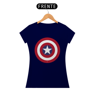 Nome do produto Baby Look Capitão América - Modelo 2