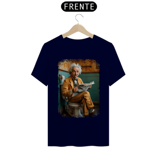Nome do produto Camiseta Albert Einstein Modelo 1 - Sentado no Trono