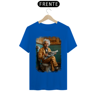 Nome do produto Camiseta Albert Einstein Modelo 1 - Sentado no Trono