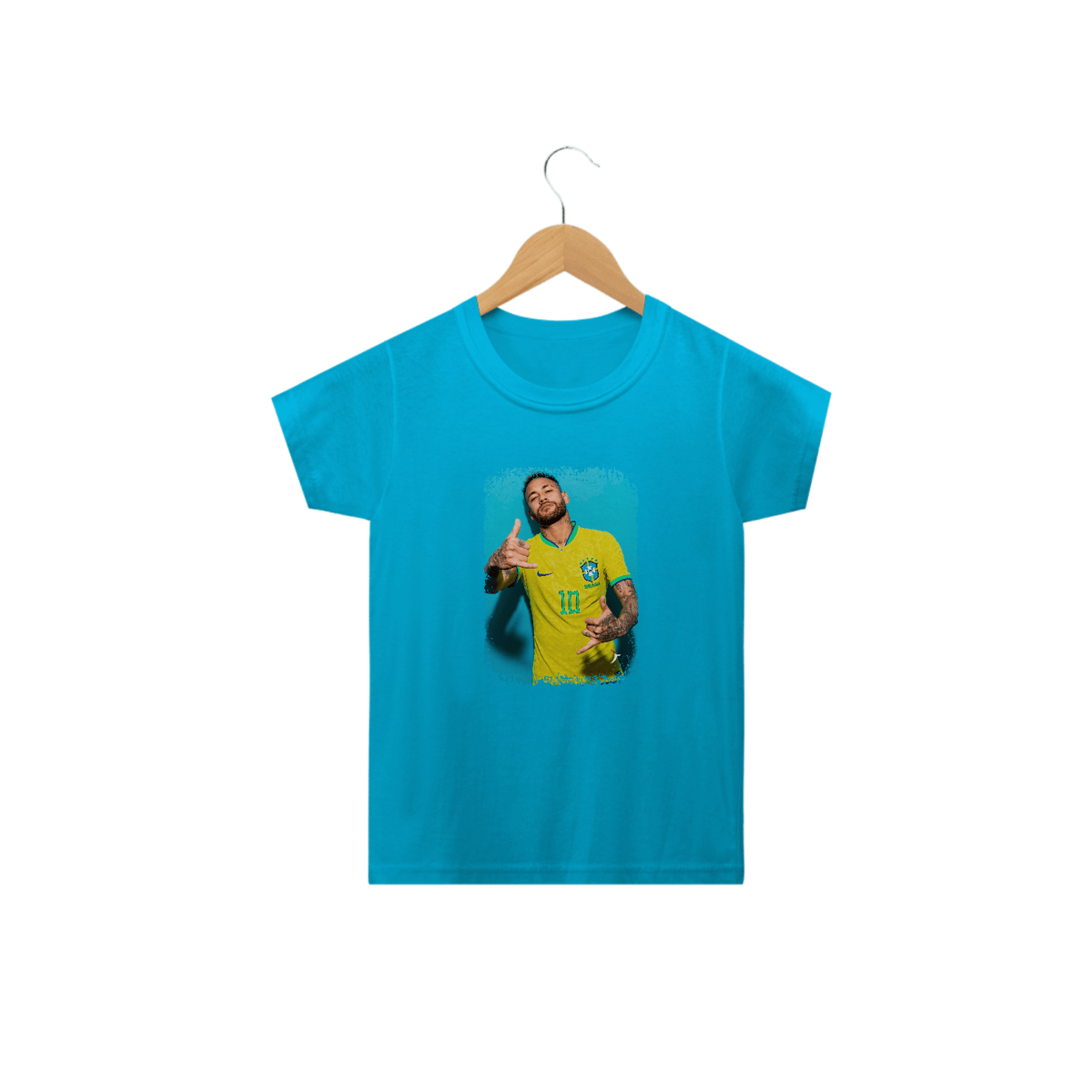Nome do produto: Camiseta Infantil Neymar Jr - Modelo 1