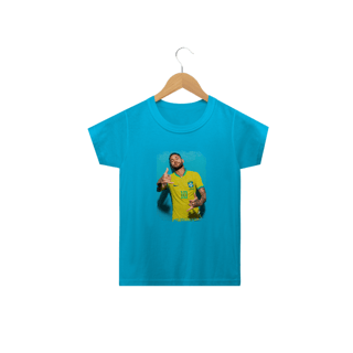 Camiseta Infantil Neymar Jr - Modelo 1