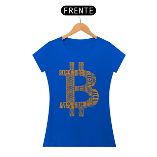 Nome do produto Baby Look Bitcoin - Modelo 1