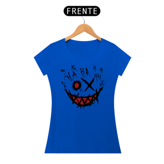 Nome do produto Baby Look Joker Face Ha Ha Ha