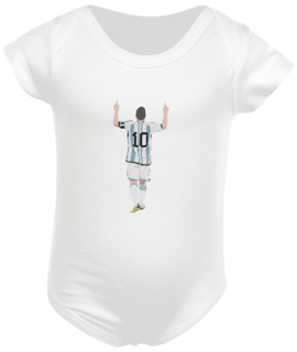 Nome do produto Body Bebê Messi Modelo 1 - Seleção da Argentina