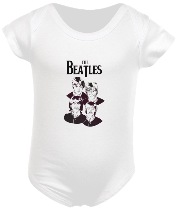 Body Bebê The Beatles - Modelo 1