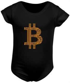 Nome do produto Body Bebê Bitcoin - Modelo 1