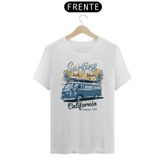 Nome do produto Camiseta Kombi Modelo 1 - Surfing Beach California