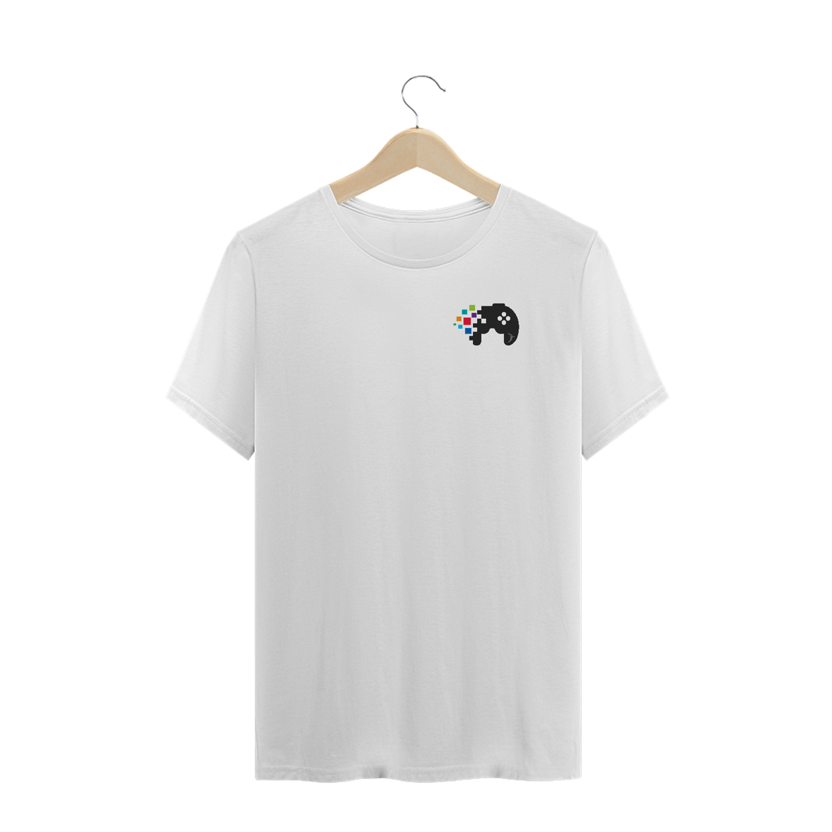 Nome do produto: Camiseta Plus Size Pixel Game Controller