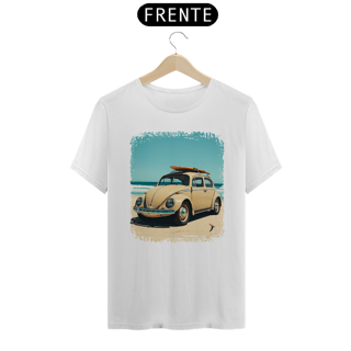 Nome do produto Camiseta Fusca Modelo 1 - Com uma Prancha de Surf