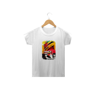 Nome do produto Camiseta Infantil Airton Senna - Modelo 1