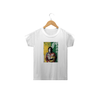 Nome do produto Camiseta Infantil Airton Senna - Modelo 2