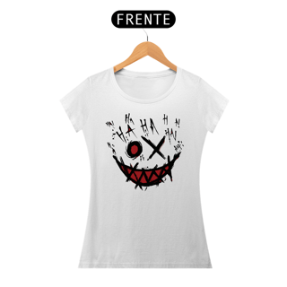 Nome do produto Baby Look Joker Face Ha Ha Ha