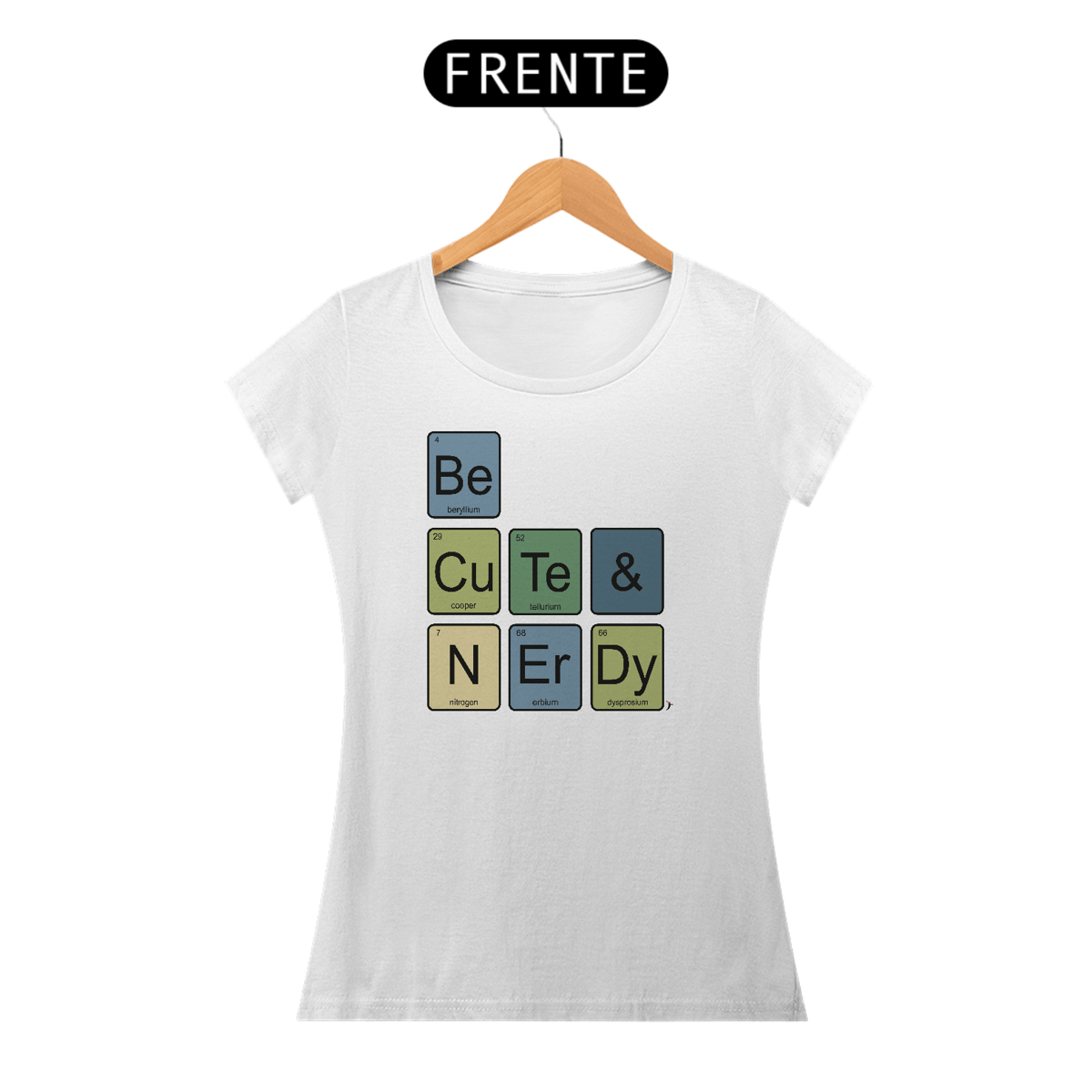 Nome do produto: Baby Look Be Cute And Nerdy