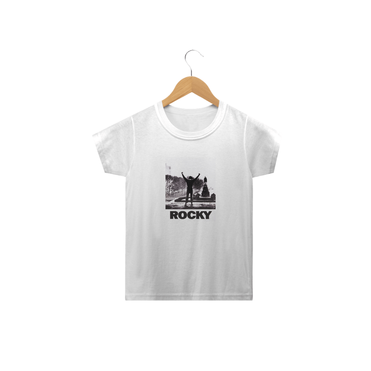 Nome do produto: Camiseta Infantil Rocky Balboa - Modelo 1