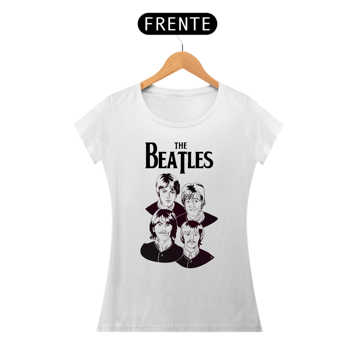 Nome do produto: Baby Look The Beatles - Modelo 1