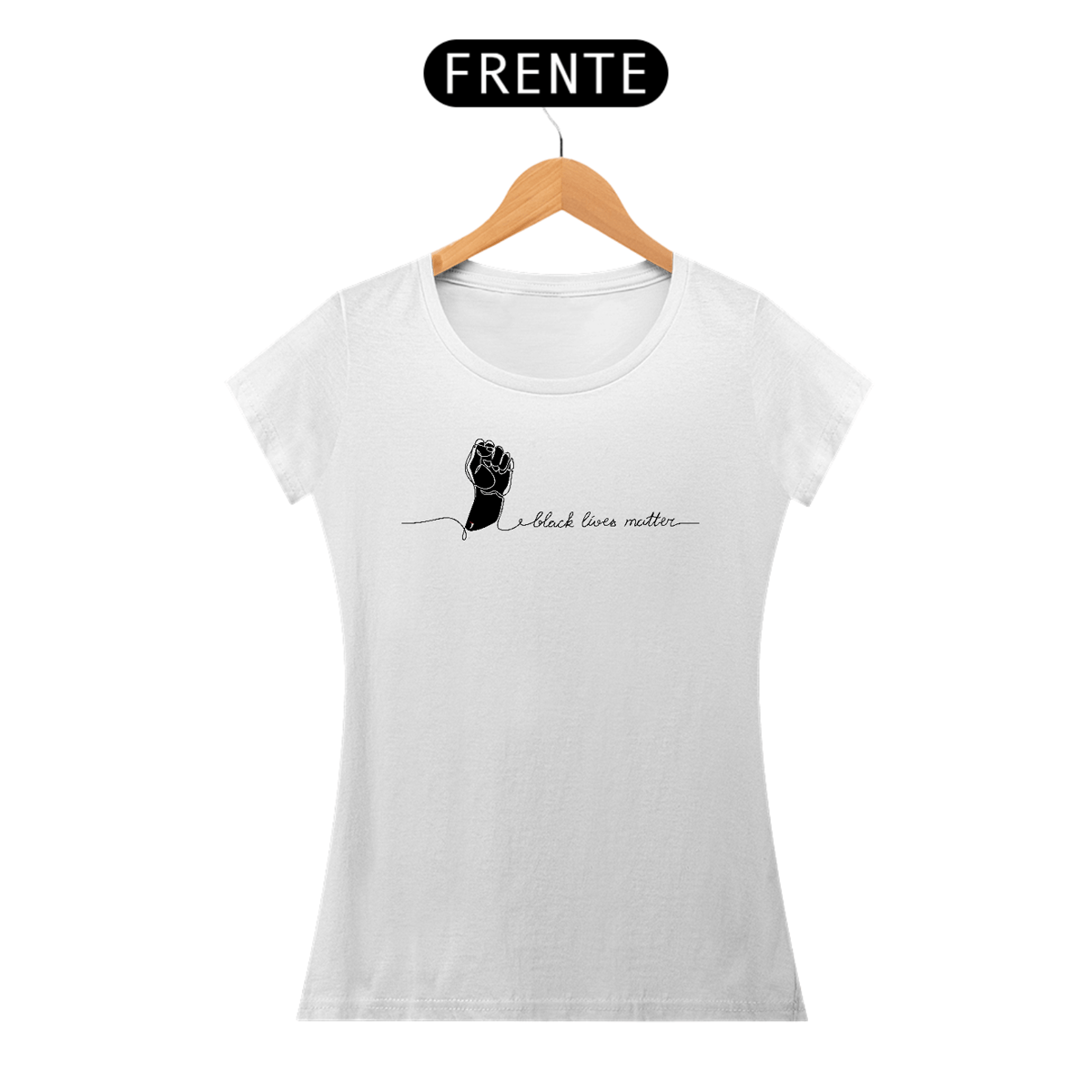 Nome do produto: Baby Look Black Lives Matter - Modelo 1