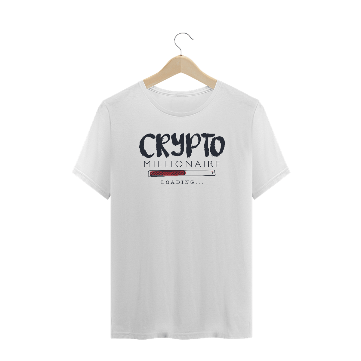 Nome do produto: Camiseta Plus Size Crypto Millionaire