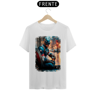 Nome do produto Camiseta Capitão América Bebendo Cerveja - Modelo 1