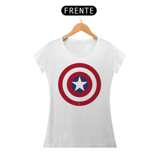 Nome do produto Baby Look Capitão América - Modelo 2