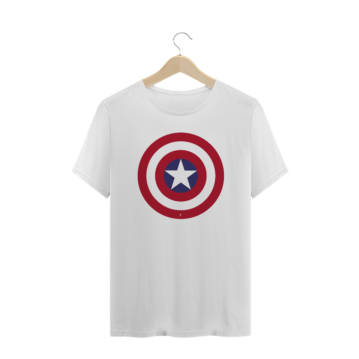 Nome do produto: Camiseta Plus Size Capitão América - Modelo 2