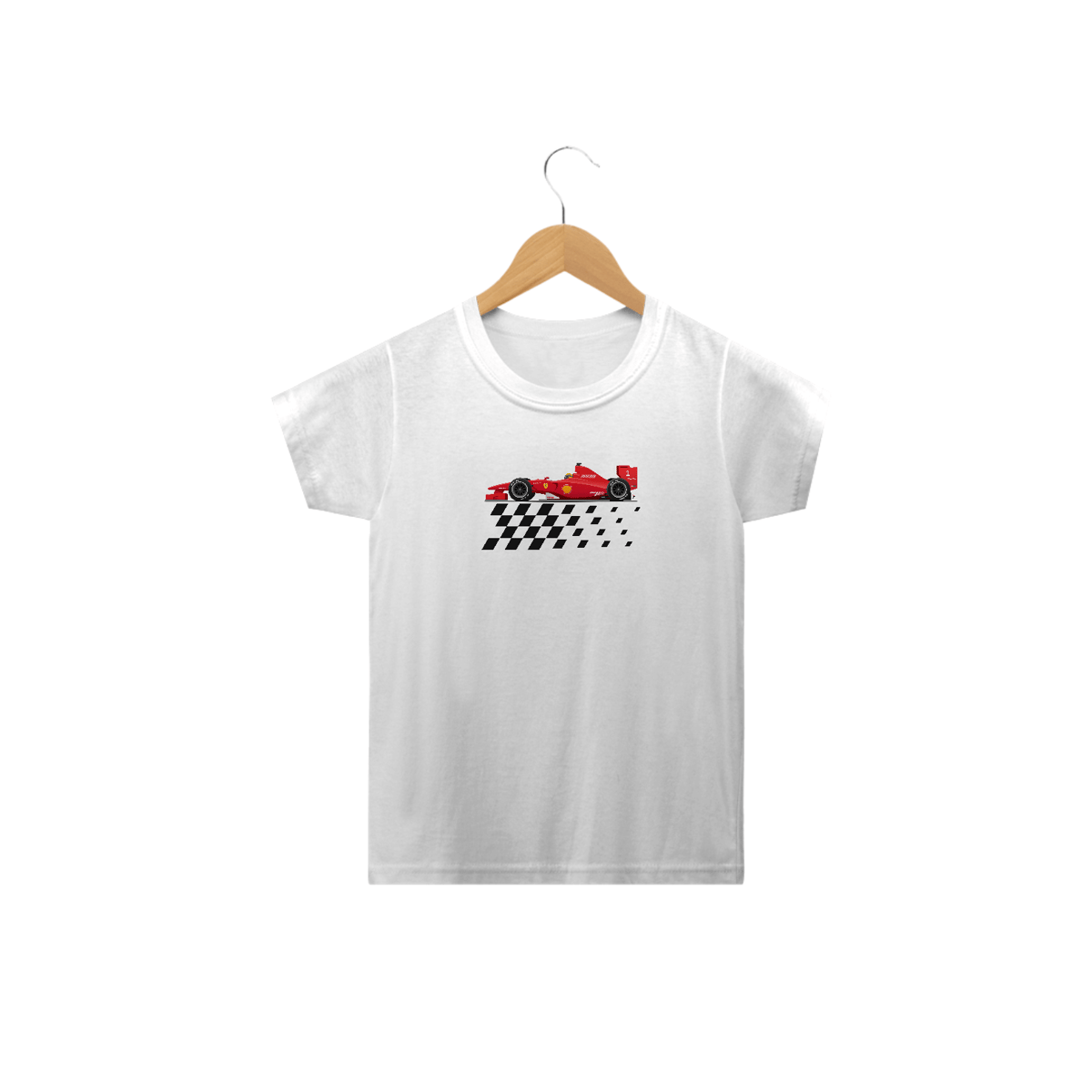 Nome do produto: Camiseta Infantil Ferrari - Modelo 1