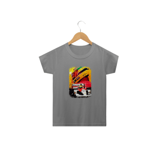 Nome do produto Camiseta Infantil Airton Senna - Modelo 1