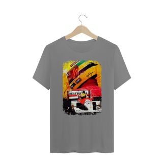 Nome do produto Camiseta Plus Size Airton Senna - Modelo 1