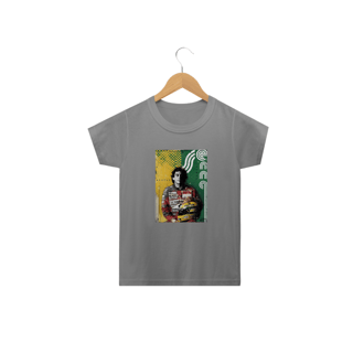 Nome do produto Camiseta Infantil Airton Senna - Modelo 2