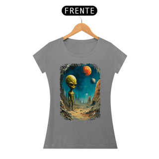 Nome do produto Baby Look Ufologia Modelo 1 - ET