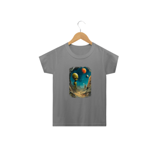 Nome do produto Camiseta Infantil Ufologia Modelo 1 - ET