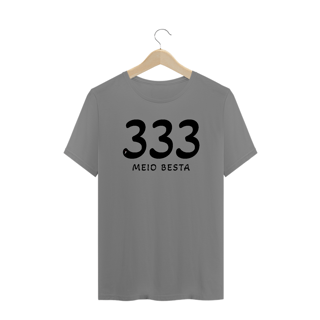 Camiseta Plus Size 333 Meio Besta