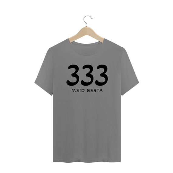 Camiseta Plus Size 333 Meio Besta
