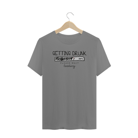 Camiseta Plus Size Cerveja Modelo 2 - Getting Drunk
