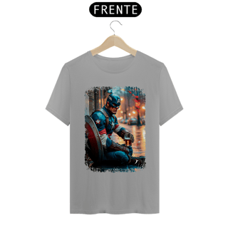 Nome do produto Camiseta Capitão América Bebendo Cerveja - Modelo 1