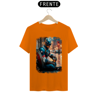 Nome do produto Camiseta Capitão América Bebendo Cerveja - Modelo 1