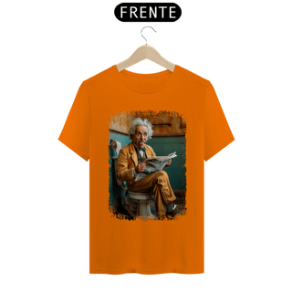 Nome do produto Camiseta Albert Einstein Modelo 1 - Sentado no Trono