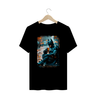 Nome do produto Camiseta Plus Size Batman Bebendo Cerveja - Modelo 1