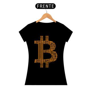 Nome do produto Baby Look Bitcoin - Modelo 1