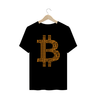 Nome do produto Camiseta Plus Size Bitcoin - Modelo 1